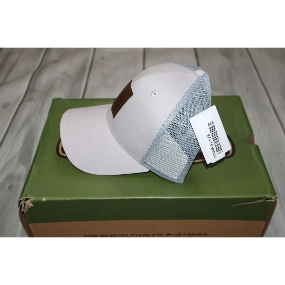 NEW Topo Designs Trucker Hat Cap Snapback Gray Original Logo Patch One Size